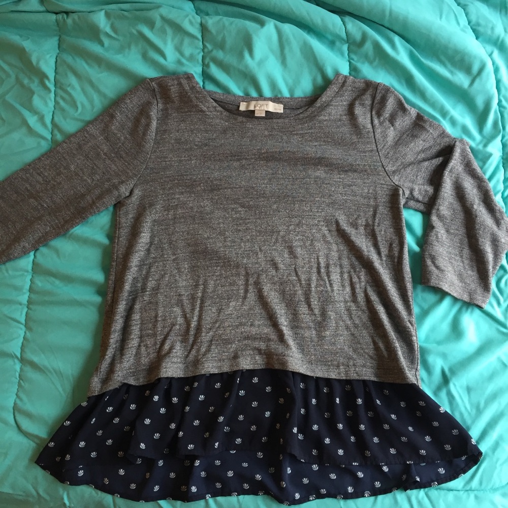 Loft layered blouse